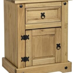 Corona 1 Drawer 1 Door Bedside Cabinet