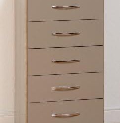 Nevada 5 Drawer Narrow Chest