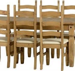 Corona Extending Dining Set (1+6)