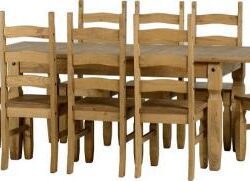 Corona Extending Dining Set (1+8)