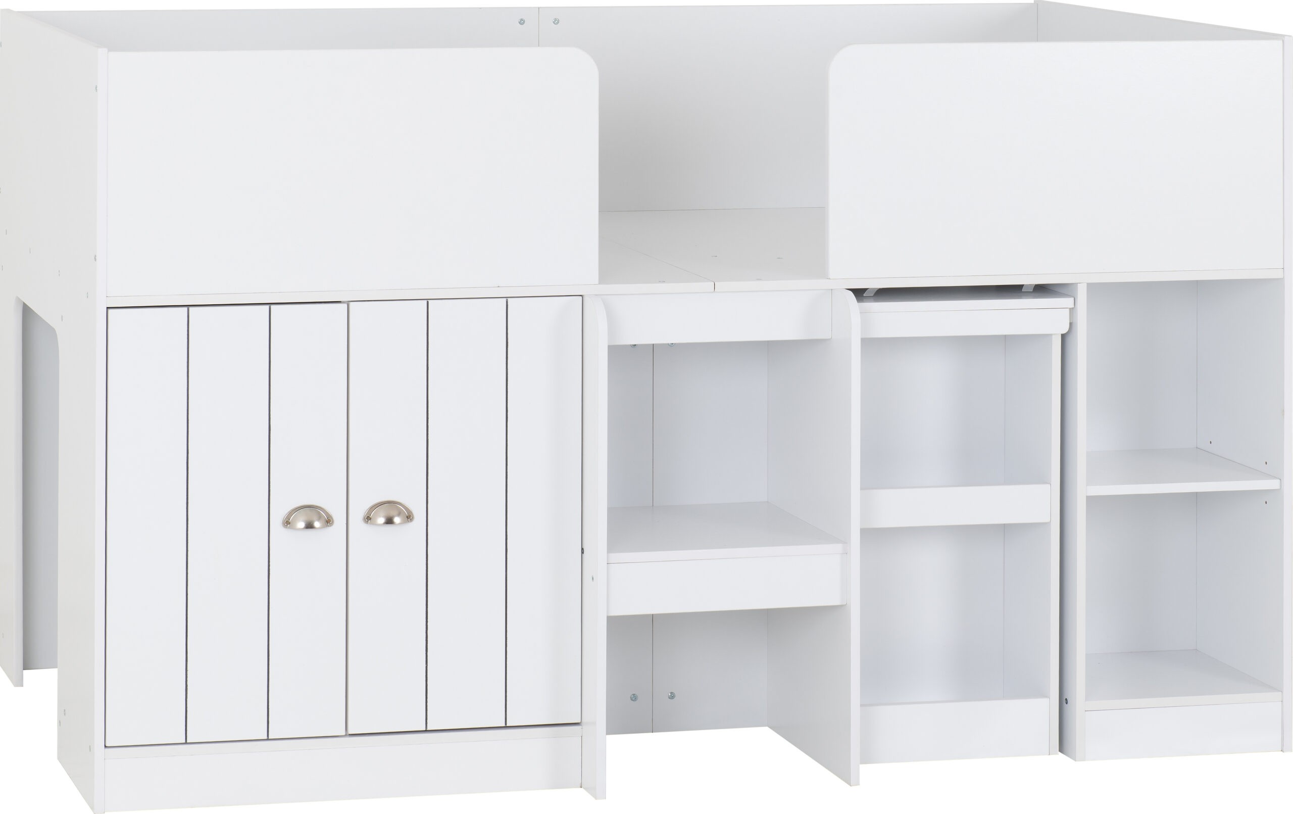 Orlando Study Bunk White Complete With Mattress - Image 3
