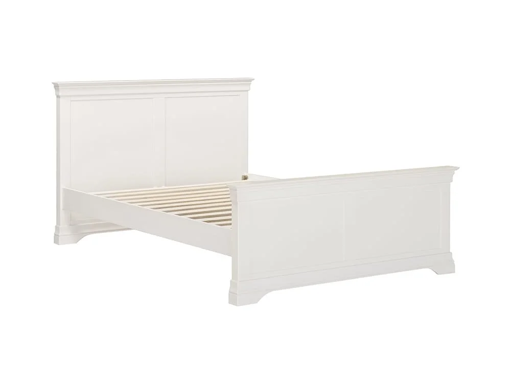 Bordeaux 4'6" Bed High Foot End Ivory - Image 2
