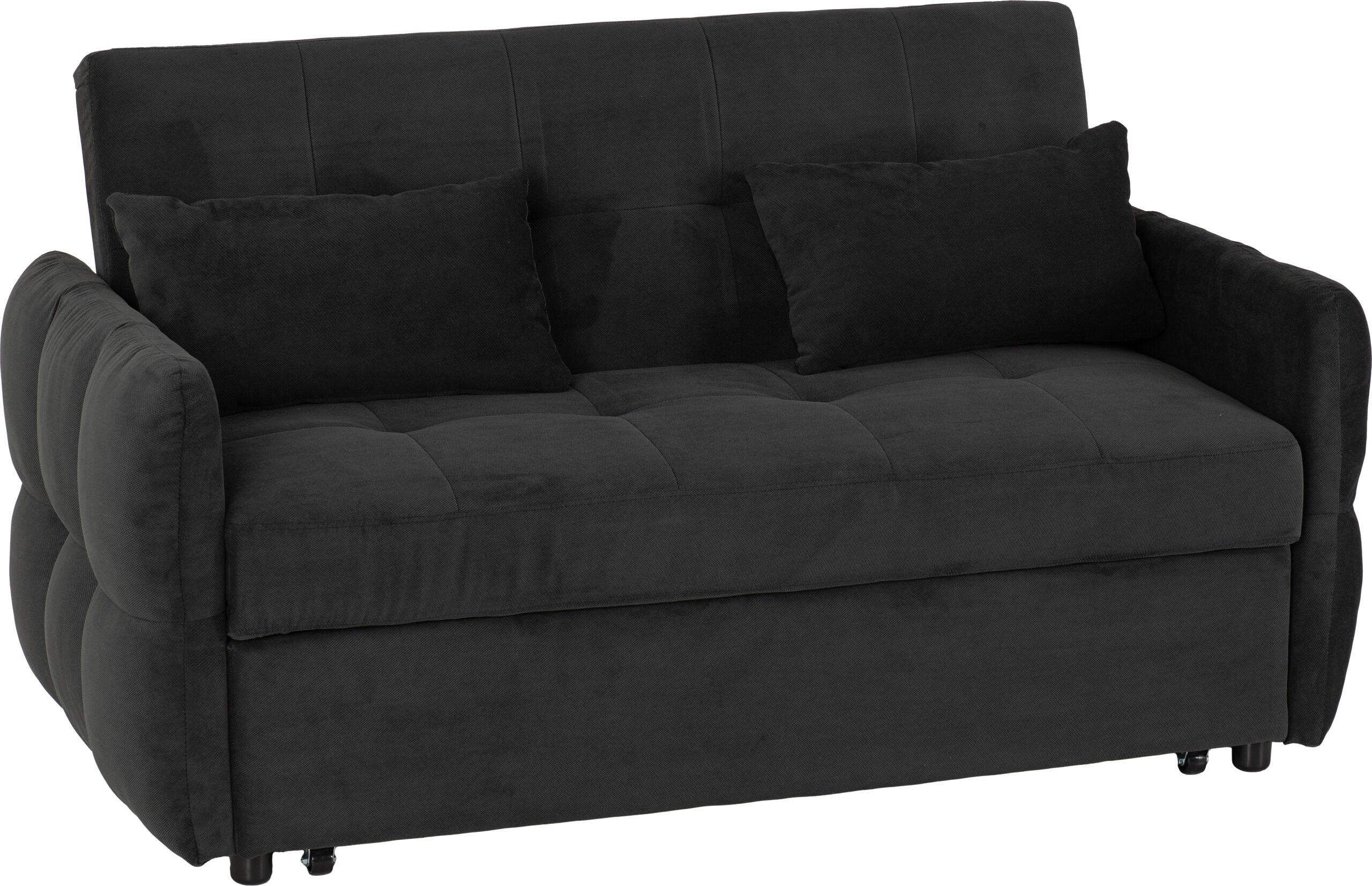 Chelsea Sofa Bed Black Fabric - Image 2