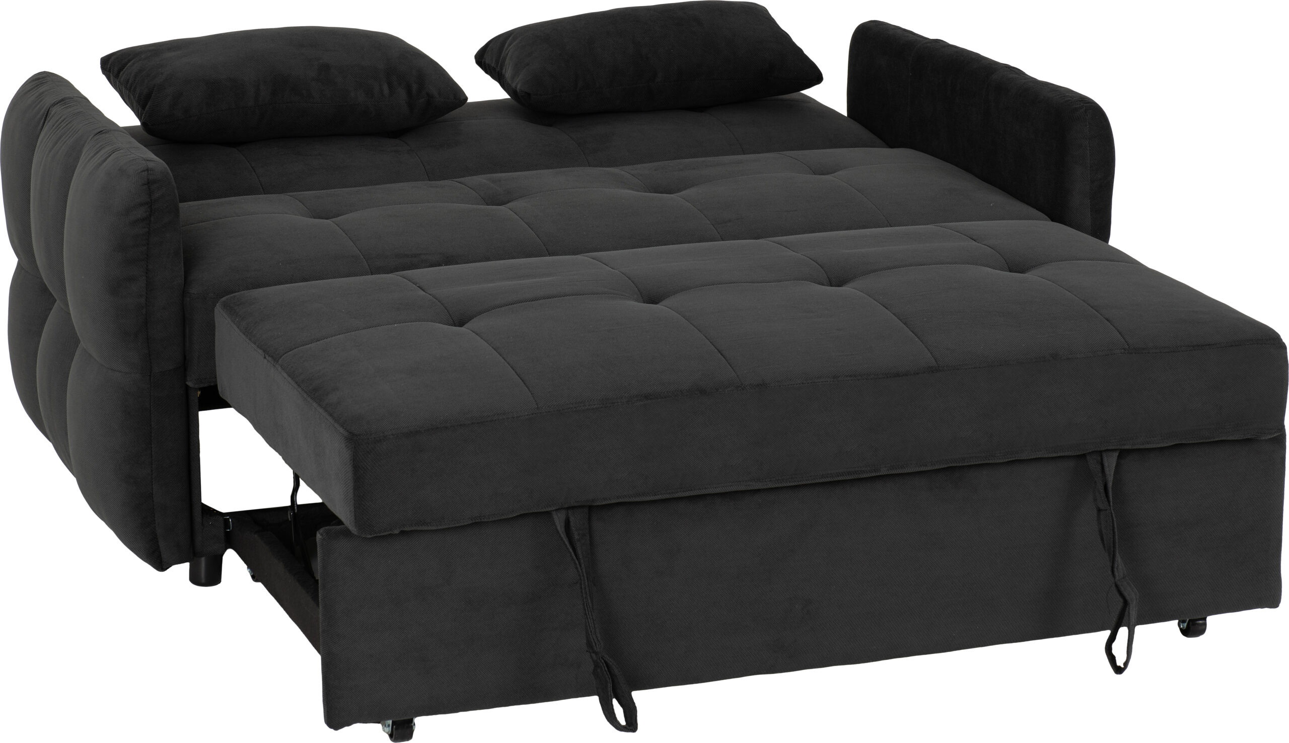 Chelsea Sofa Bed Black Fabric - Image 3