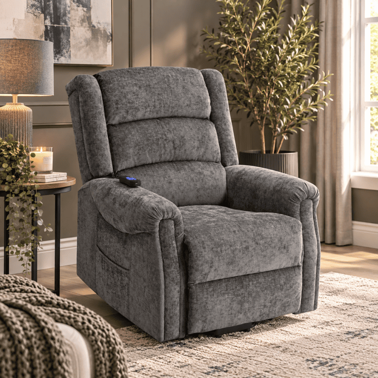 Kingsley Lift & Rise Chair - Grey