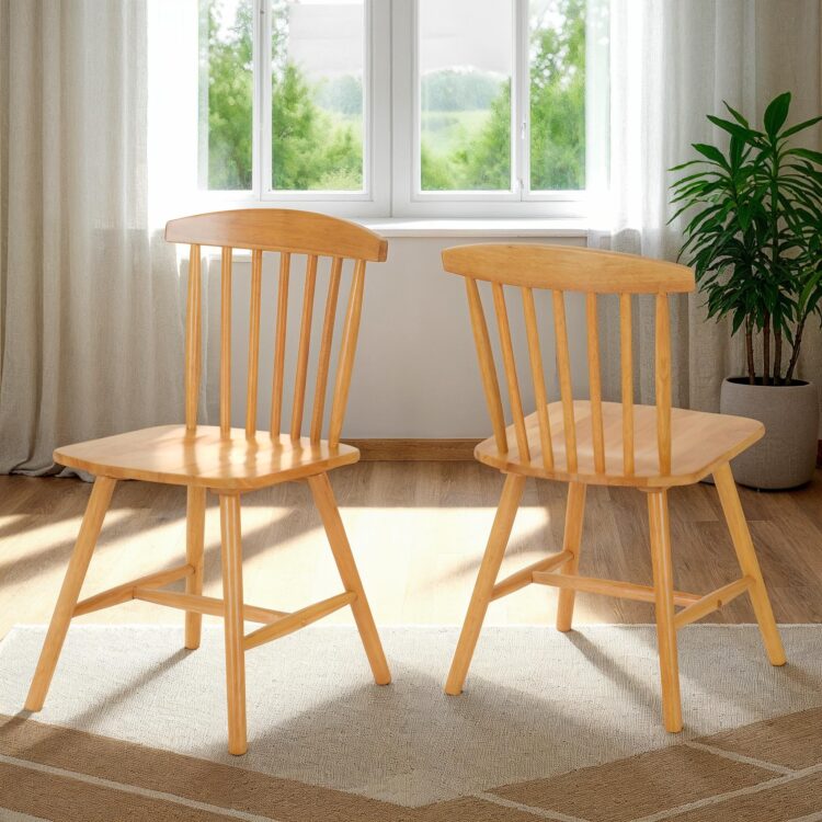 Emery Chair (Box of 2) Natural Oak Effect