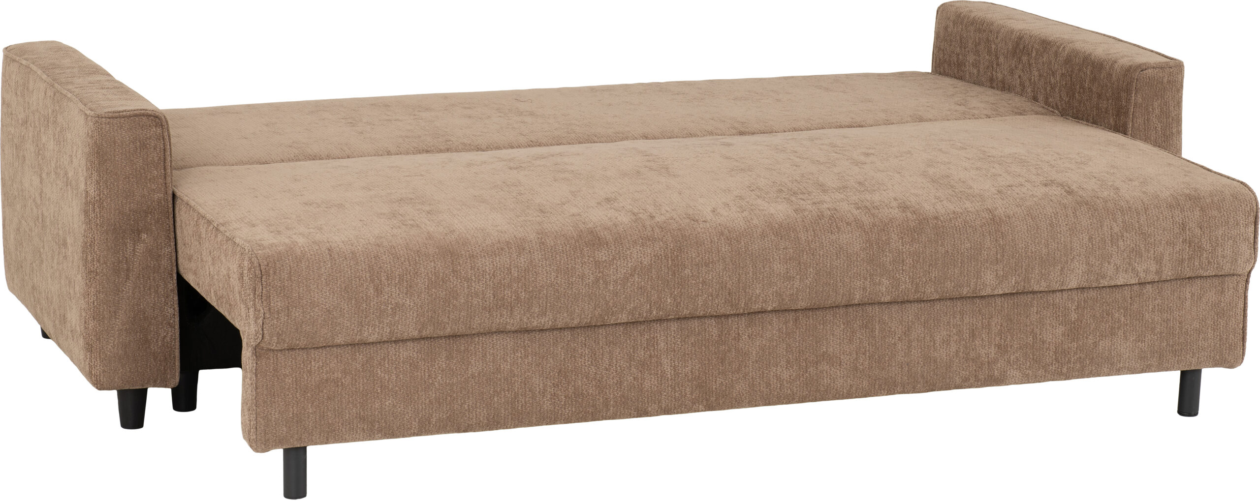 Hudson Sofa Bed Brown Fabric - Image 4