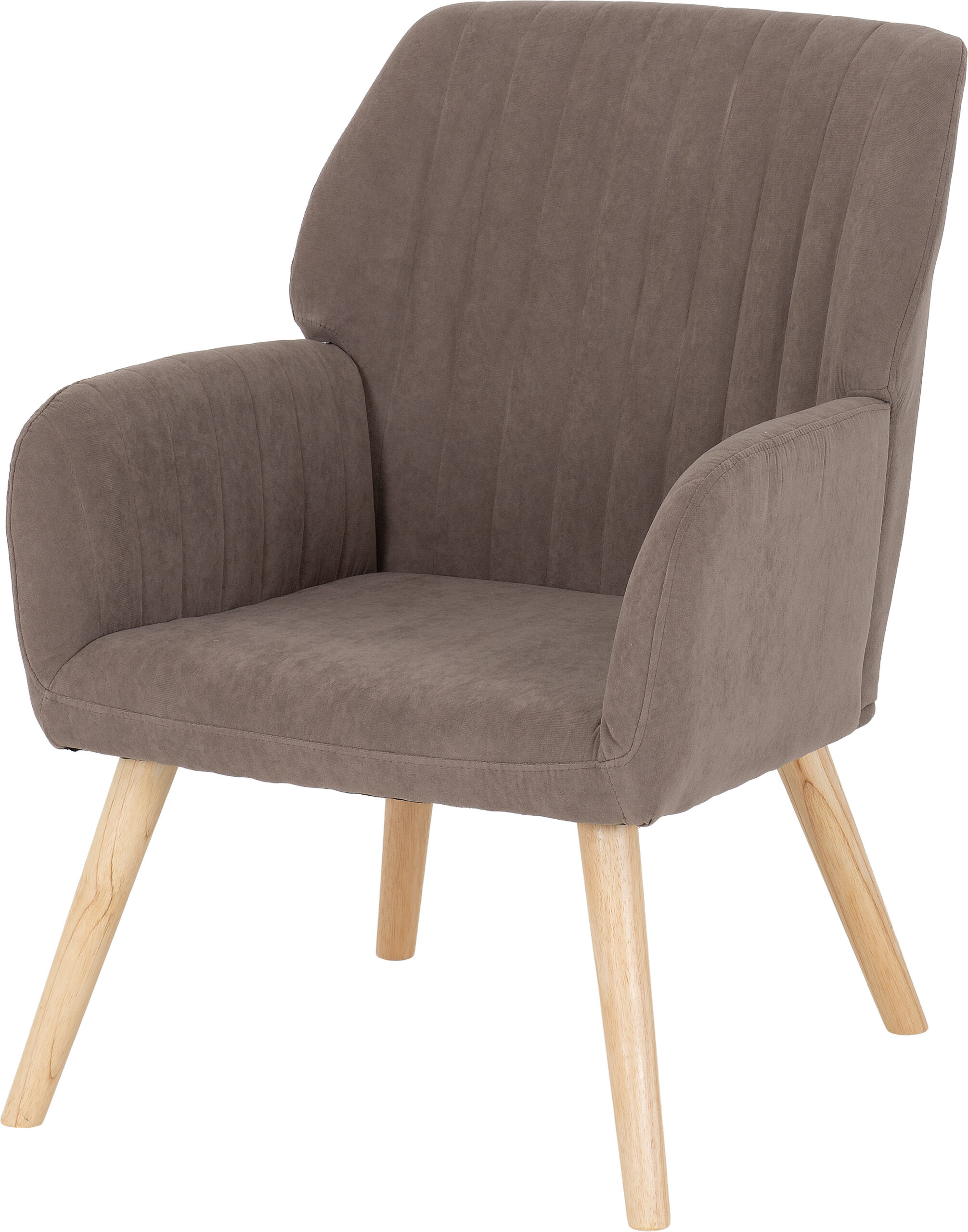 Jordan Occasional Chair Brown Velvet Fabric - Image 3