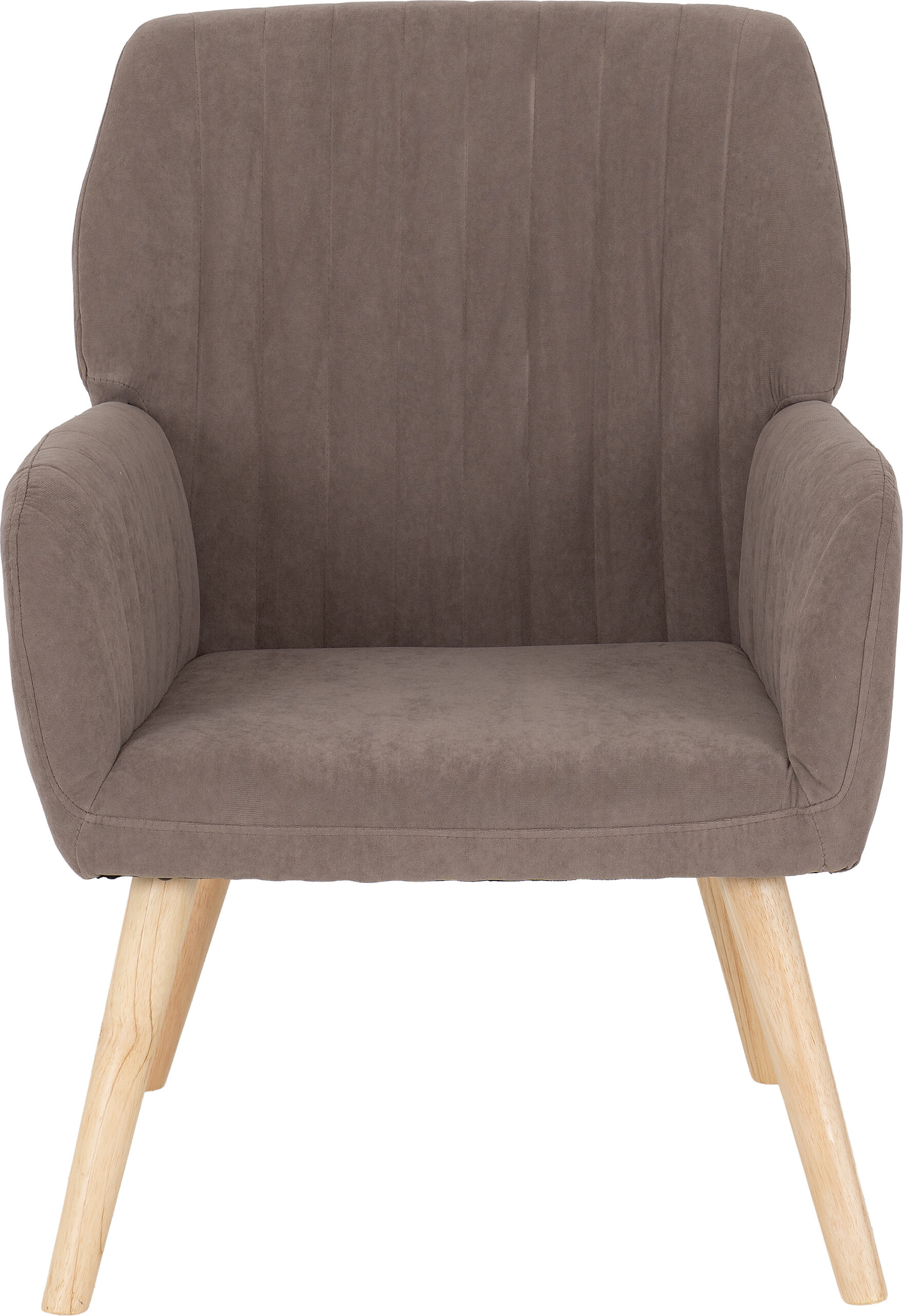 Jordan Occasional Chair Brown Velvet Fabric - Image 4