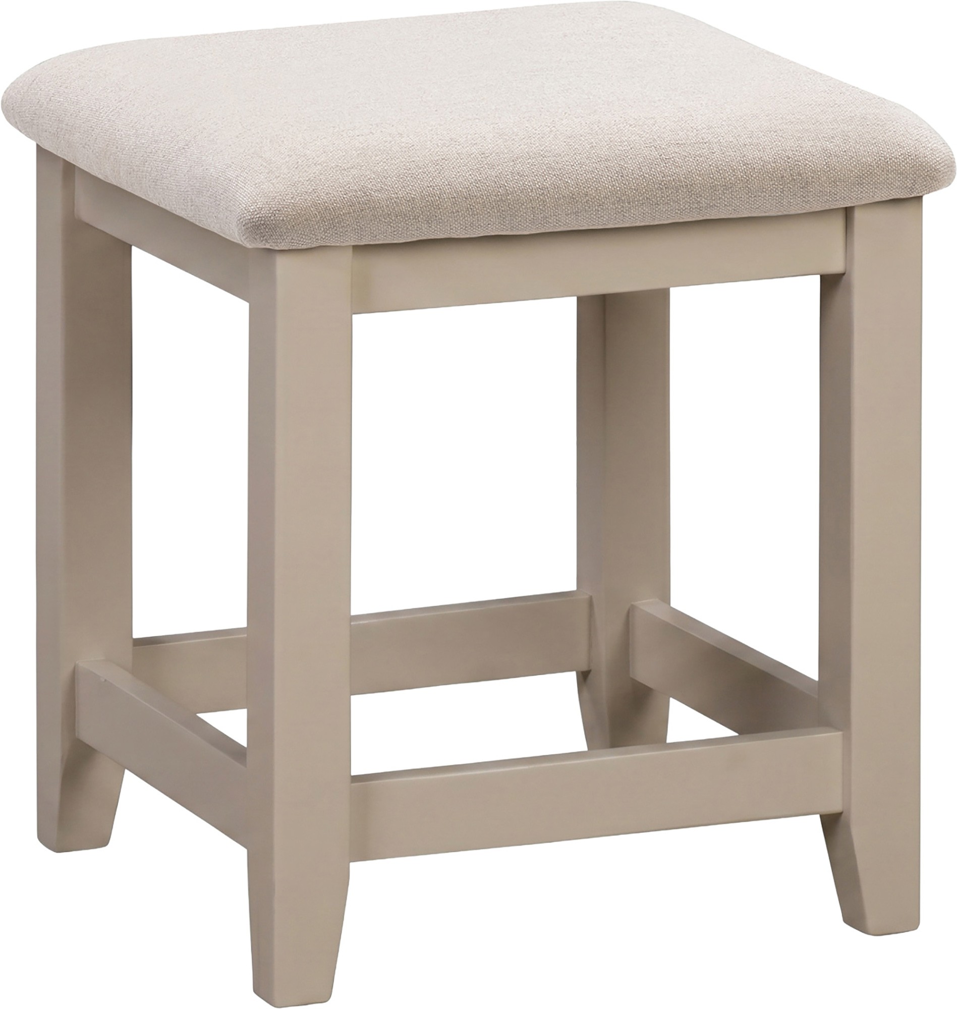 Windsor 3 Drawer Dressing Table Set Putty/Oak/Oat Fabric - Image 4