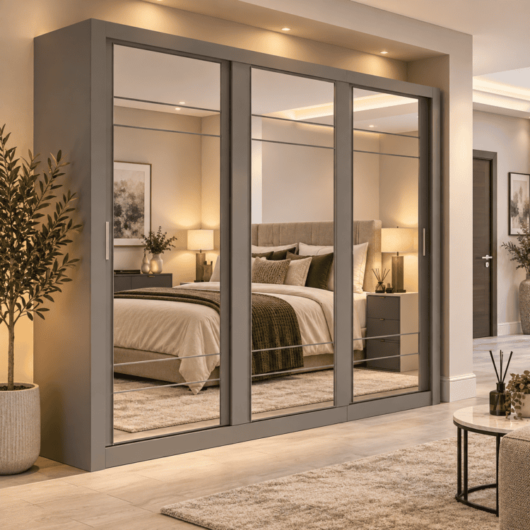 Boston 2.5 m 3 Door Sliderobe