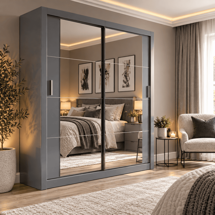 Cuba 1.8 m 2 Door Sliderobe