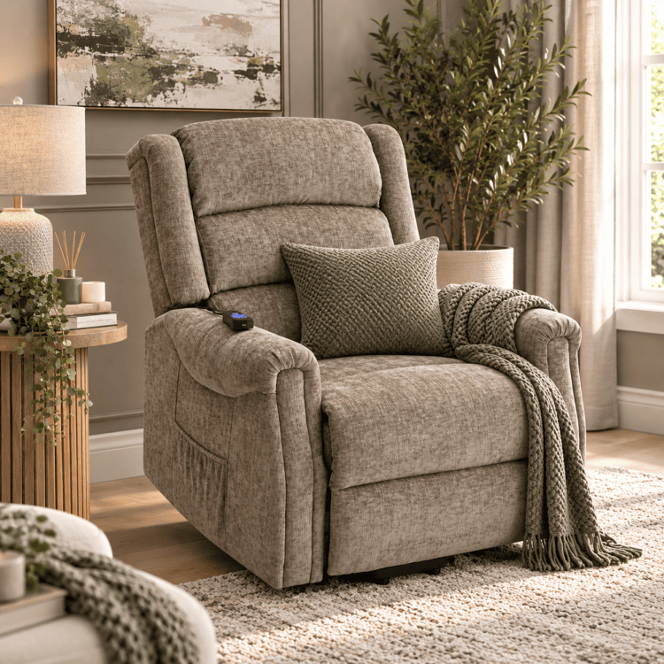 Kingsley Lift & Rise Chair – Beige